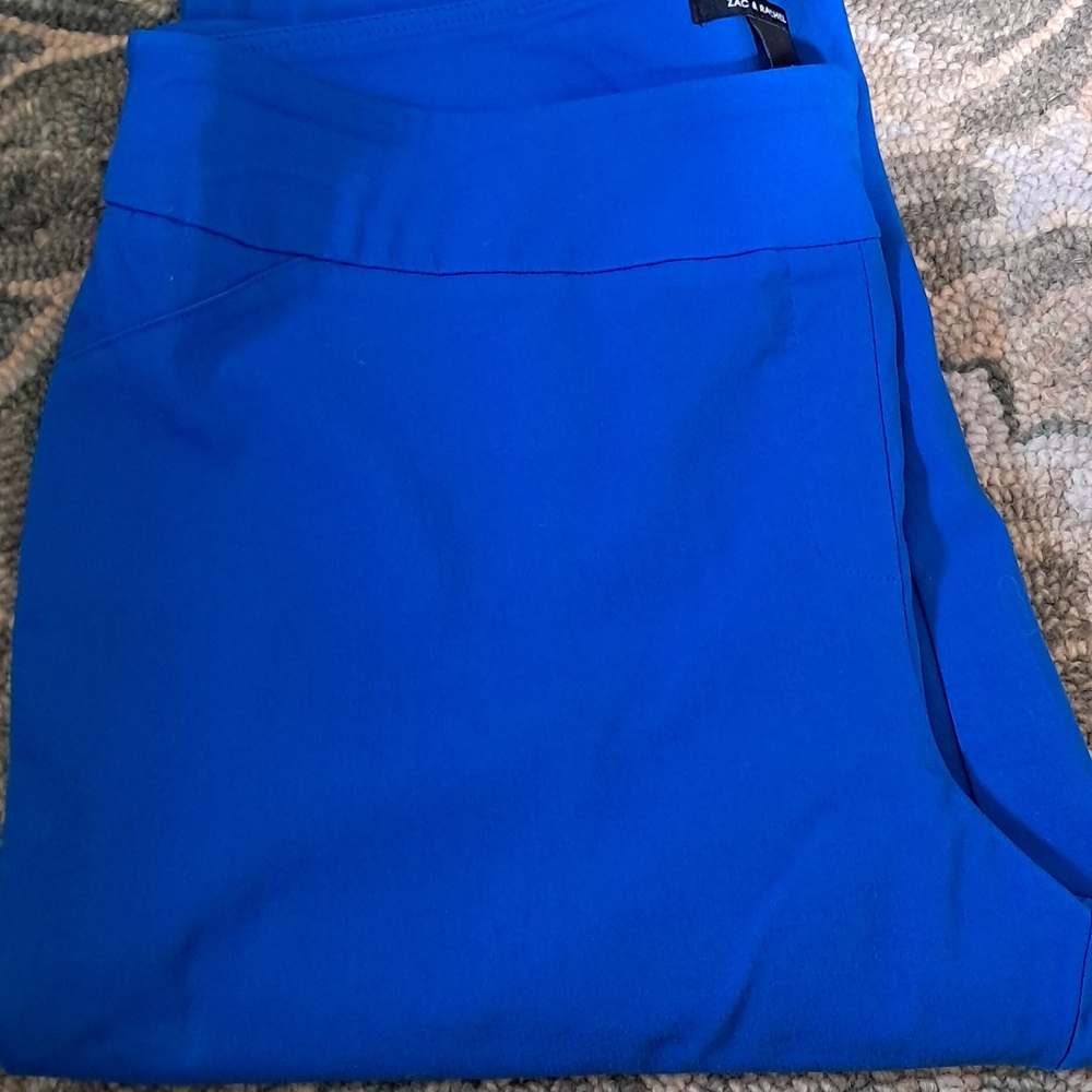 Zac & Rachel Vibrant Blue Women's Capris